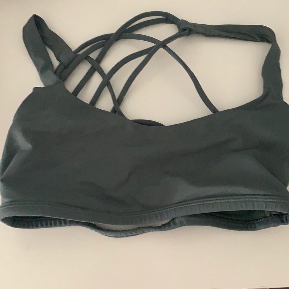 Grayish blue lulu bra